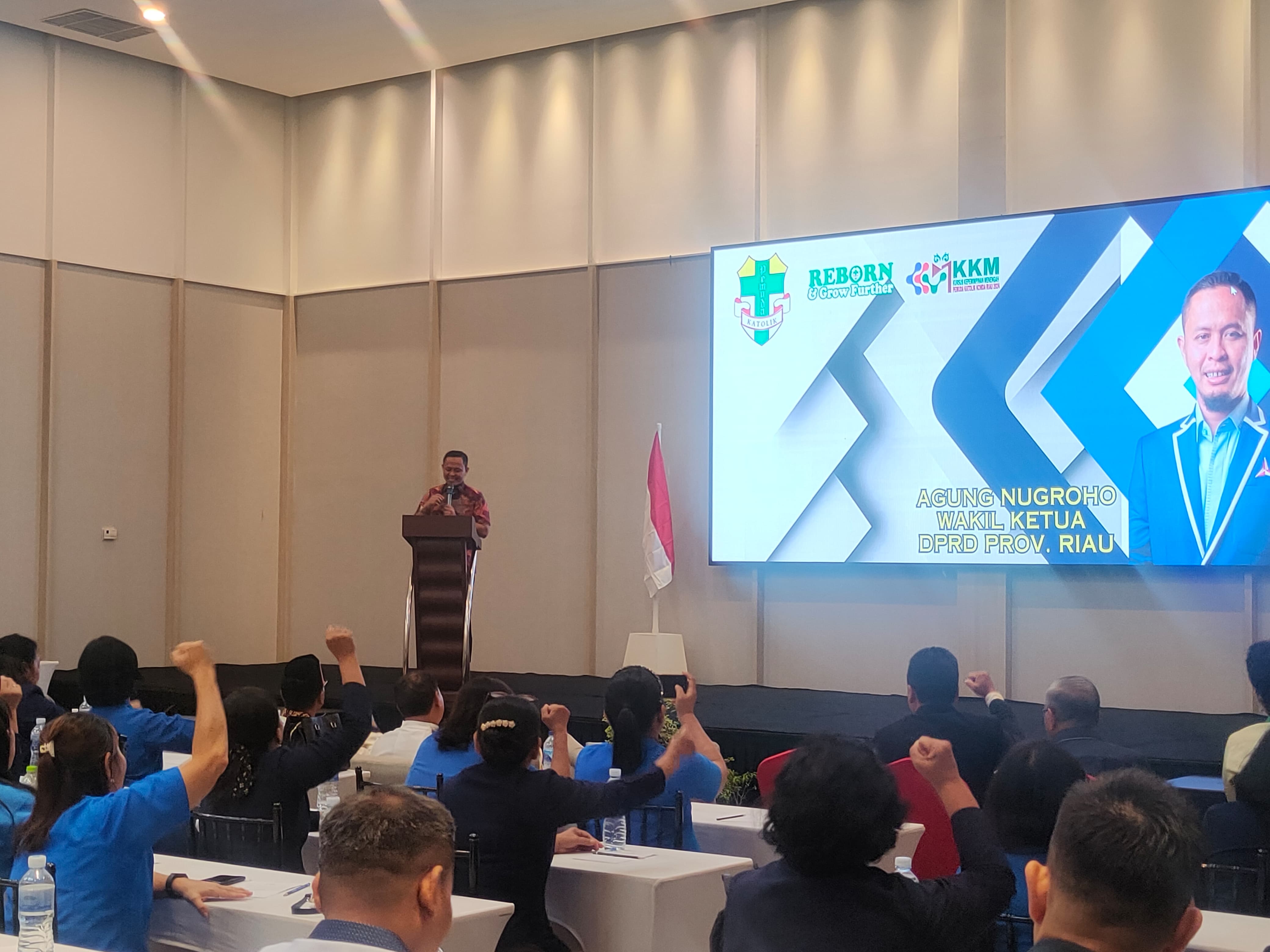 Pemuda Katolik Riau Diajak Kolaborasi Membangun Pekanbaru Bersama Pasangan AMAn