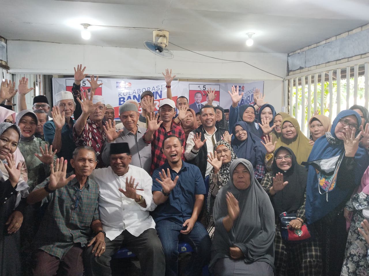 Agung Nugroho Dapat Dukungan Penuh di Tangkerang Selatan, Warga: Programnya Masuk Akal