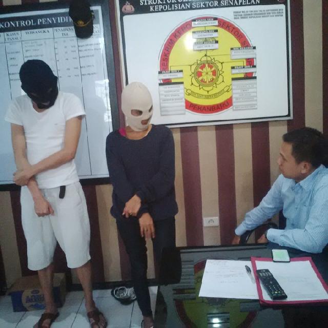 Sepasang Kekasih di Pekanbaru Ditangkap Karena Kepimilikan Sabu