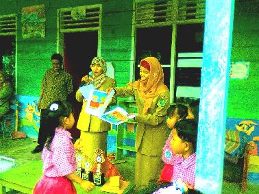 TK Tunas Karya Adakan Lomba Mewarnai