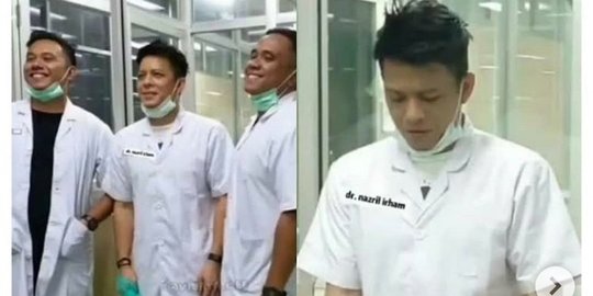 Ariel Kenakan Seragam Tenaga Medis, Netizen: Perawatnya Begini, Pasien Auto Sembuh
