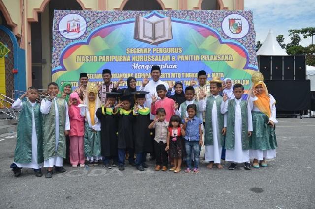 Wako Pekanbaru Resmi Buka MTQ Tingkat TK dan PDTA