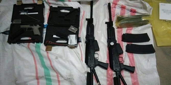 Senjata kiriman BNN ditahan personel TNI di Bandara Bengkulu