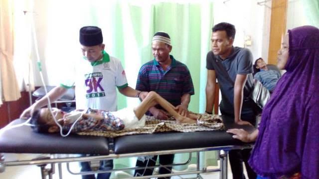 Bocah Penderita Kanker Otak di Rohil Kembali Dirawat