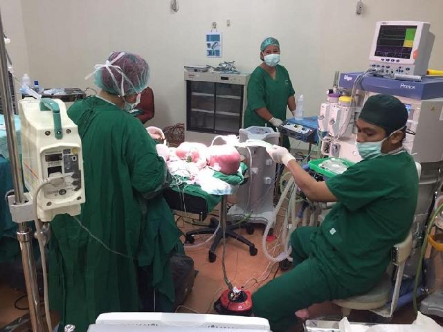 Hebat ! RSUD Bengkalis Sukses Operasi Bayi Hydrocephalus