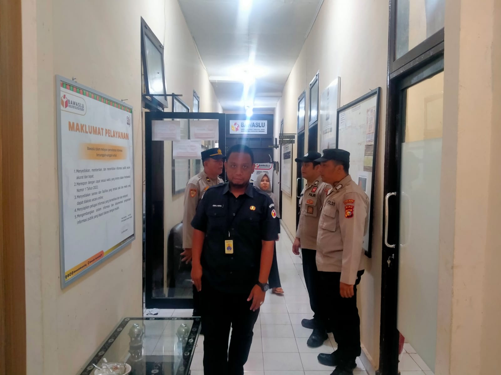 Polres Kuansing Intensifkan Pengamanan Kantor Bawaslu Kuansing dalam Operasi Mantap Praja Lancang Kuning 2024