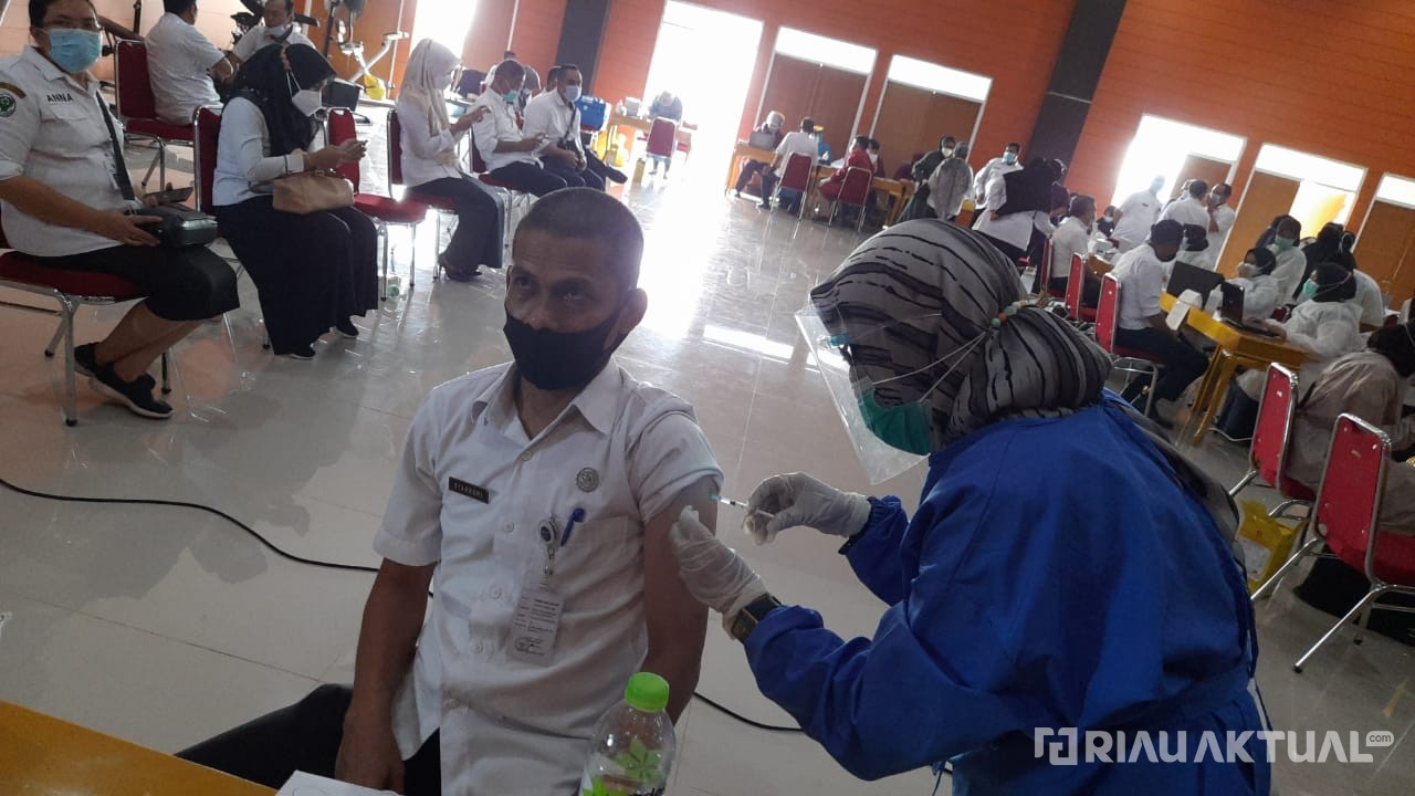 Capaian Vaksinasi Booster di Kota Pekanbaru Masih Rendah