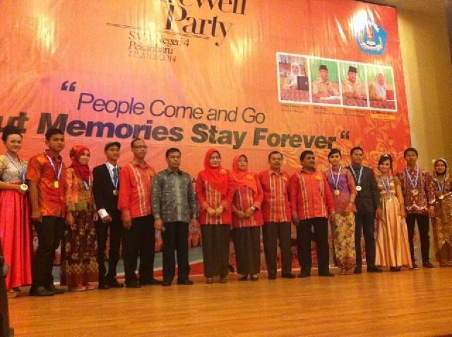 SMAN 4 Pekanbaru Gelar Acara Perpisahan