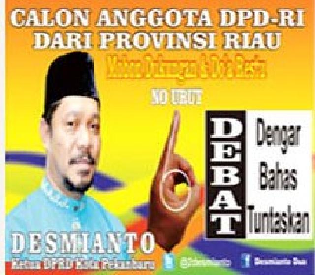 Desmianto Ambil Moment di Hari Pertama Kampanye