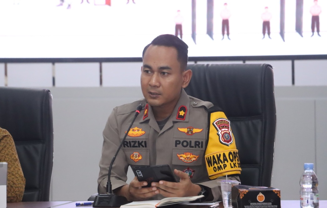 Polres Inhil Rakor Pengamanan Debat Kandidat Paslon Bupati Inhil