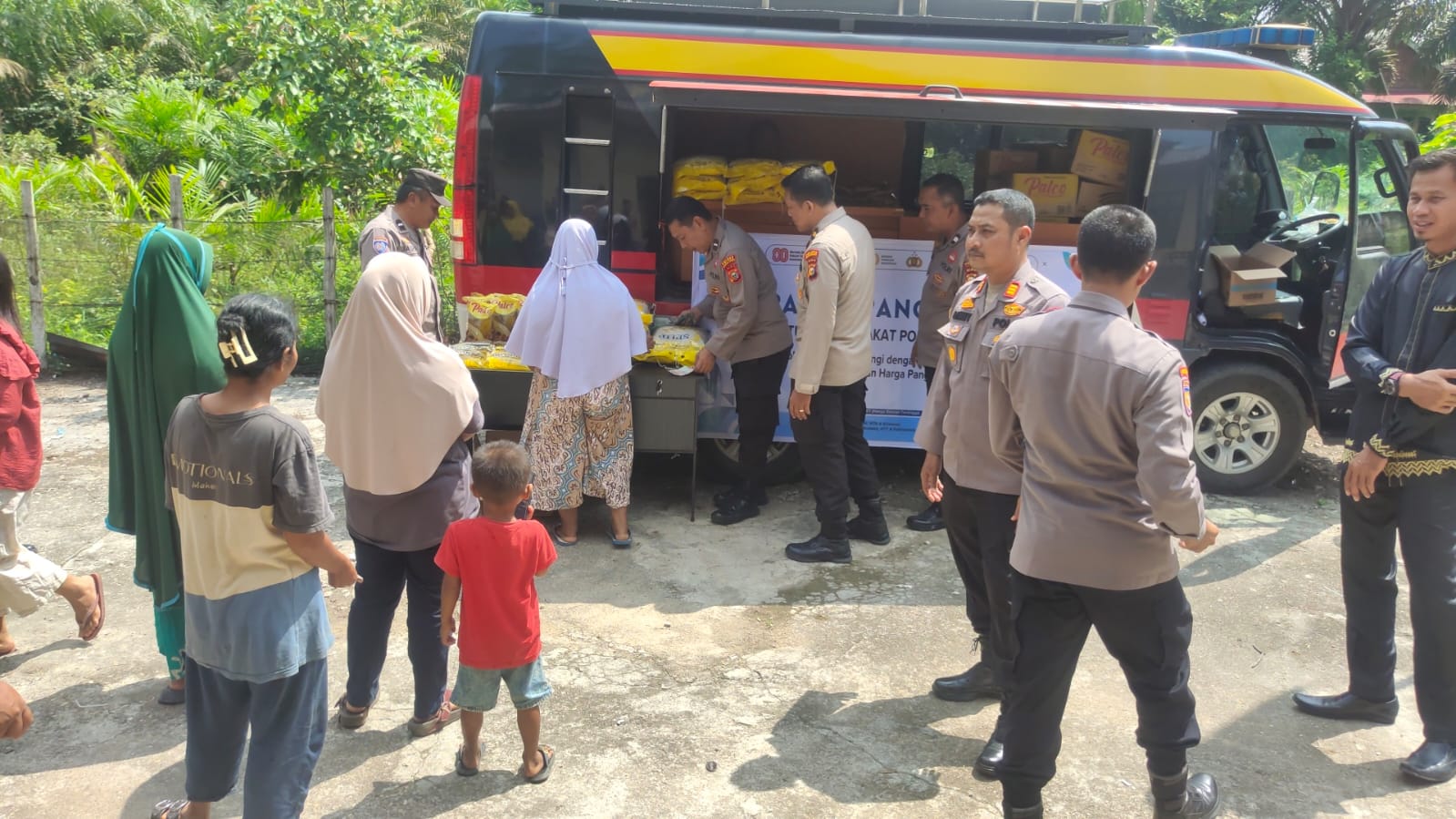 Harga Sembako Melonjak, Polres Kuansing Hadirkan Pasar Murah untuk Ringankan Beban Warga