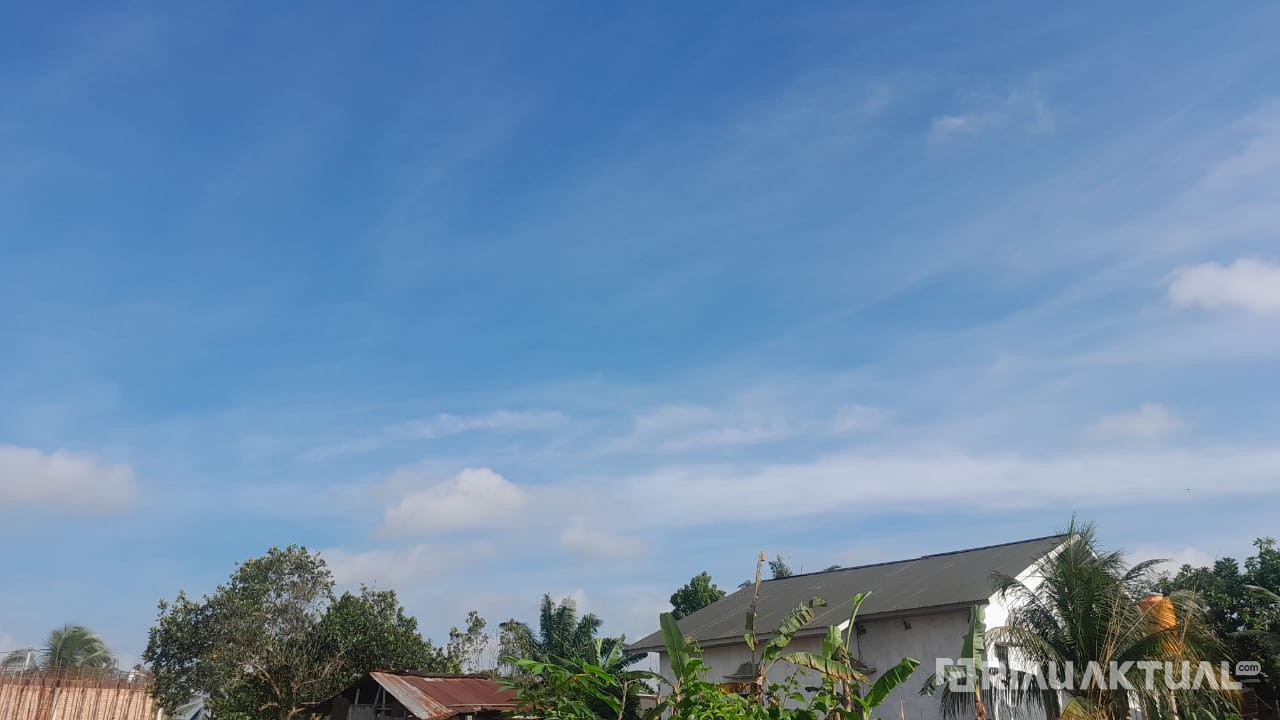 Riau Masih Panas Terik, Suhu Diprediksi Tembus 35 Derajat Celsius