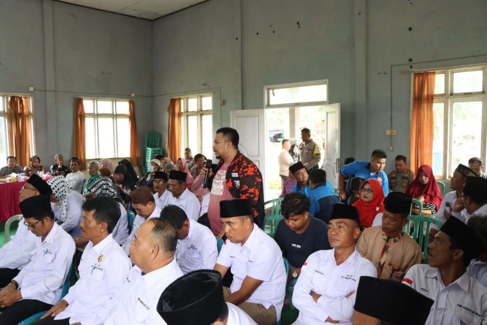 Jajaran Polres Dumai Manfaatkan Jumat Curhat untuk Sosialisasi Pemilu 2024
