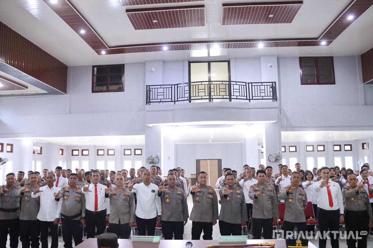 Kapolres Rohil Dorong Personel Jadi Agen Pelestarian Lingkungan Lewat Green Policing