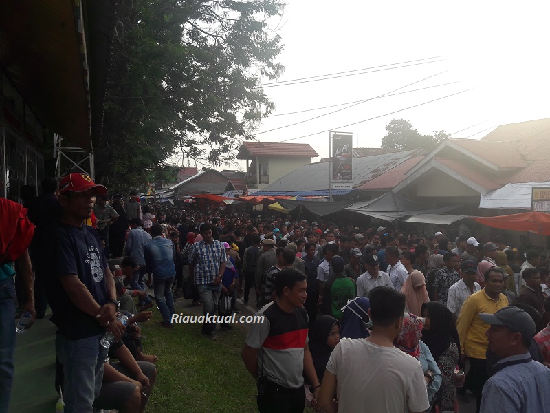 Inilah Susana Keramaian di Hari ke Tiga Arena Pacu Jalur, Kuansing