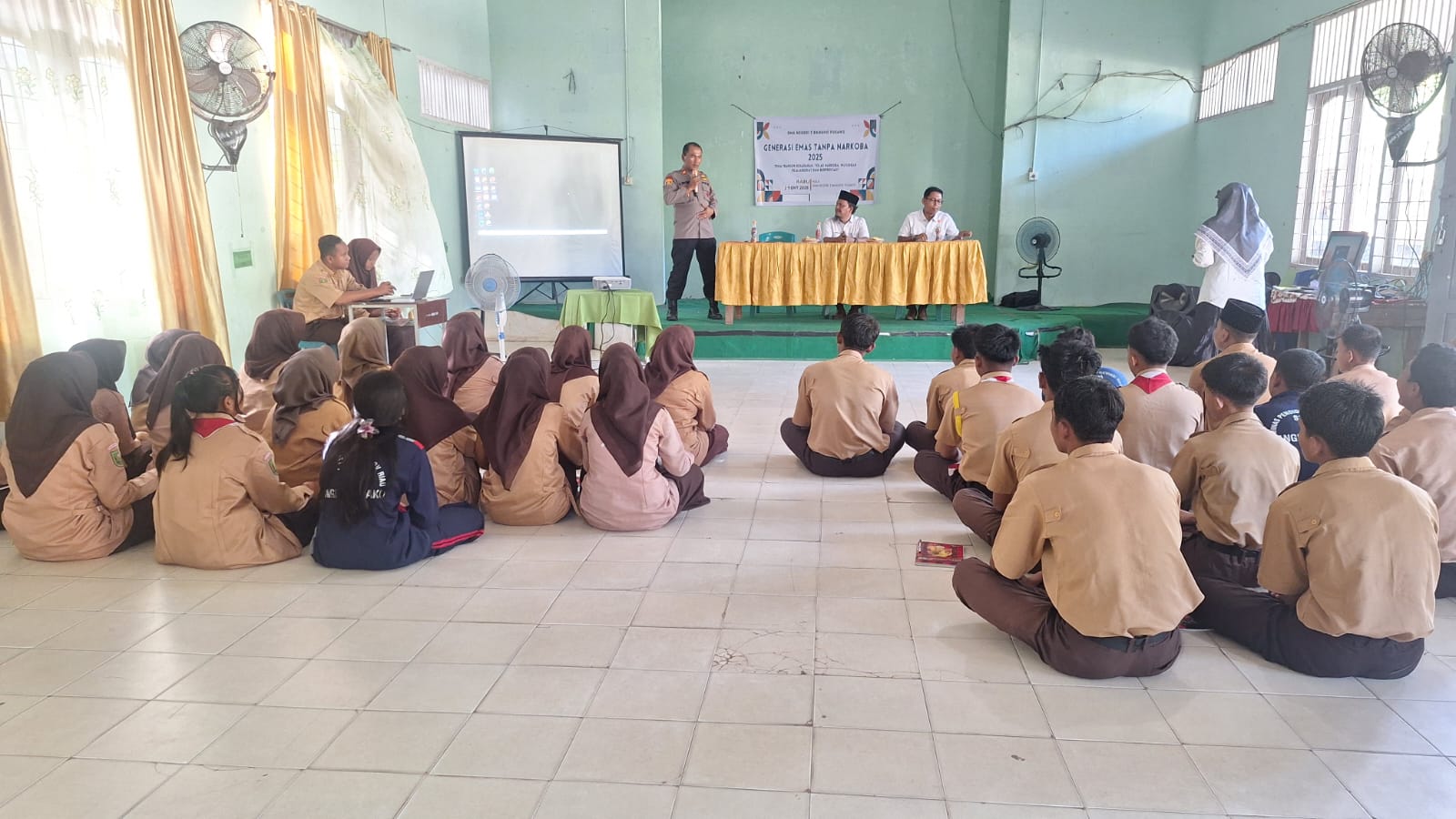 Polsek Bangko Pusako Gencarkan Sosialisasi Antinarkoba di Kalangan Pelajar