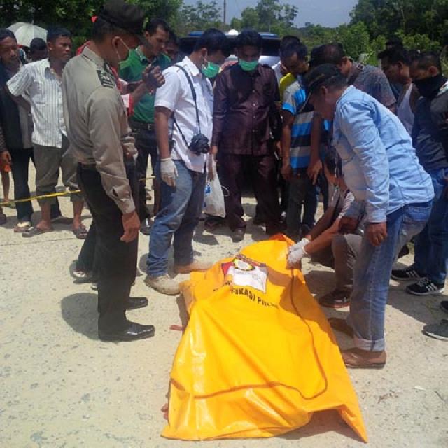 Pria Misterius Tewas dengan Usus Terburai di Jalan Air Hitam Pekanbaru