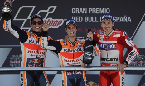 Marquez-Lorenzo, Dua Armada Kapal Perang Honda