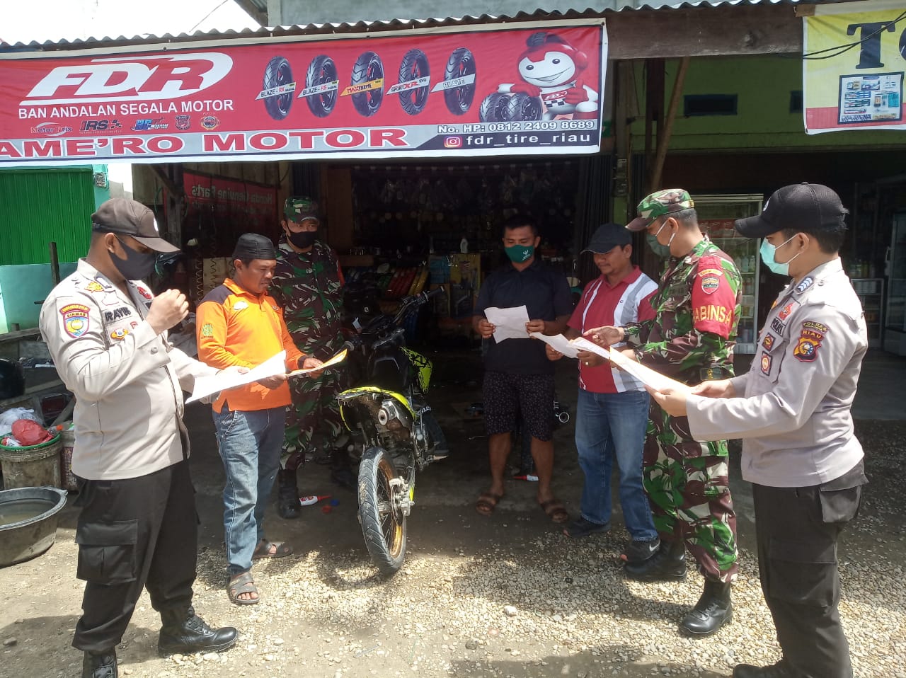 Tak Ingin Lagi Wilayahnya Terjadi Karhutla, Kapolsek Bunut Lakukan Patroli