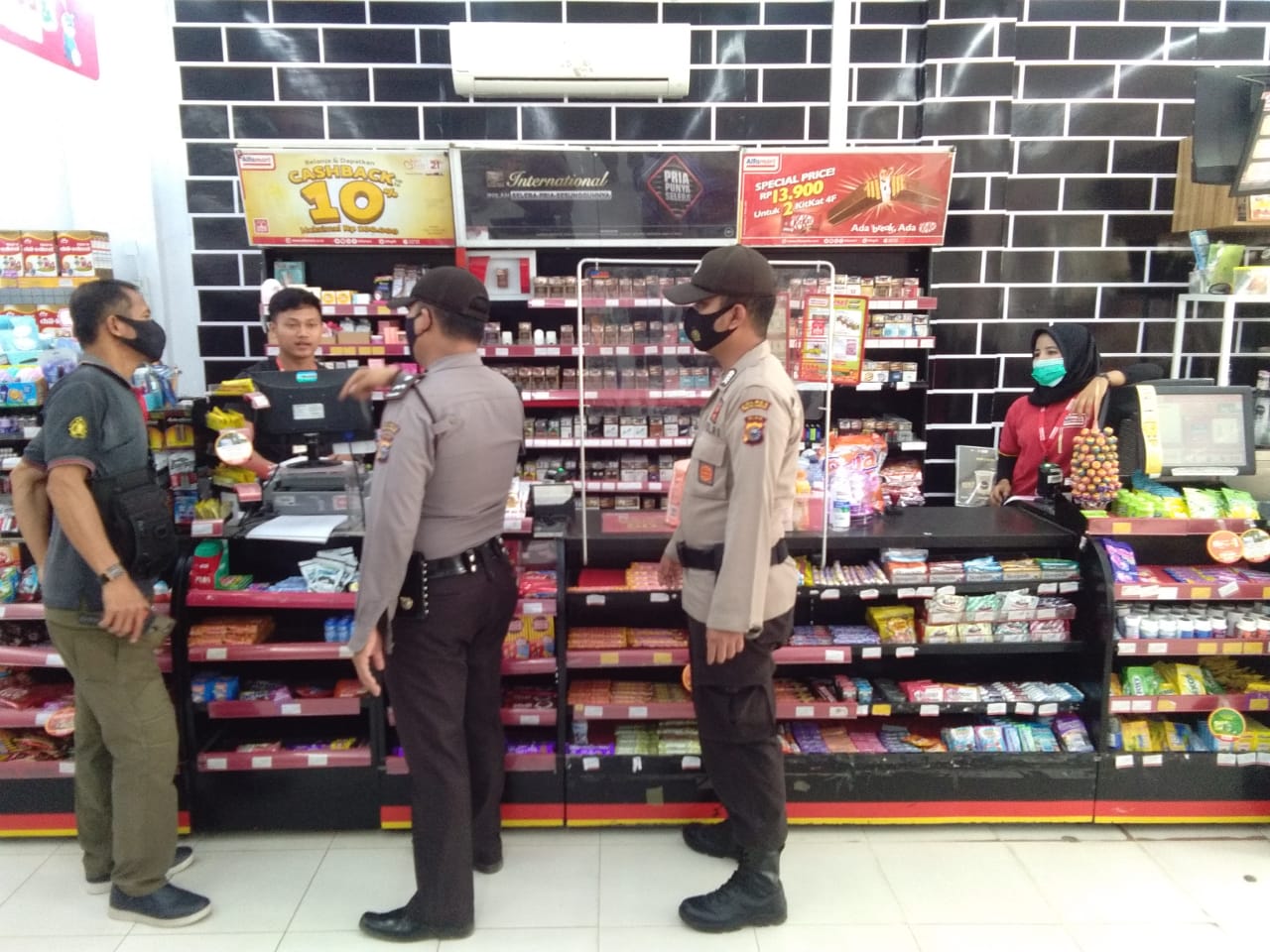 Antisipasi C3, Polsek pangkalan Kerinci Gencar Patroli Keliling