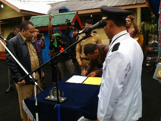 Bupati Meranti Resmikan Desa Persiapan Bumi Asri