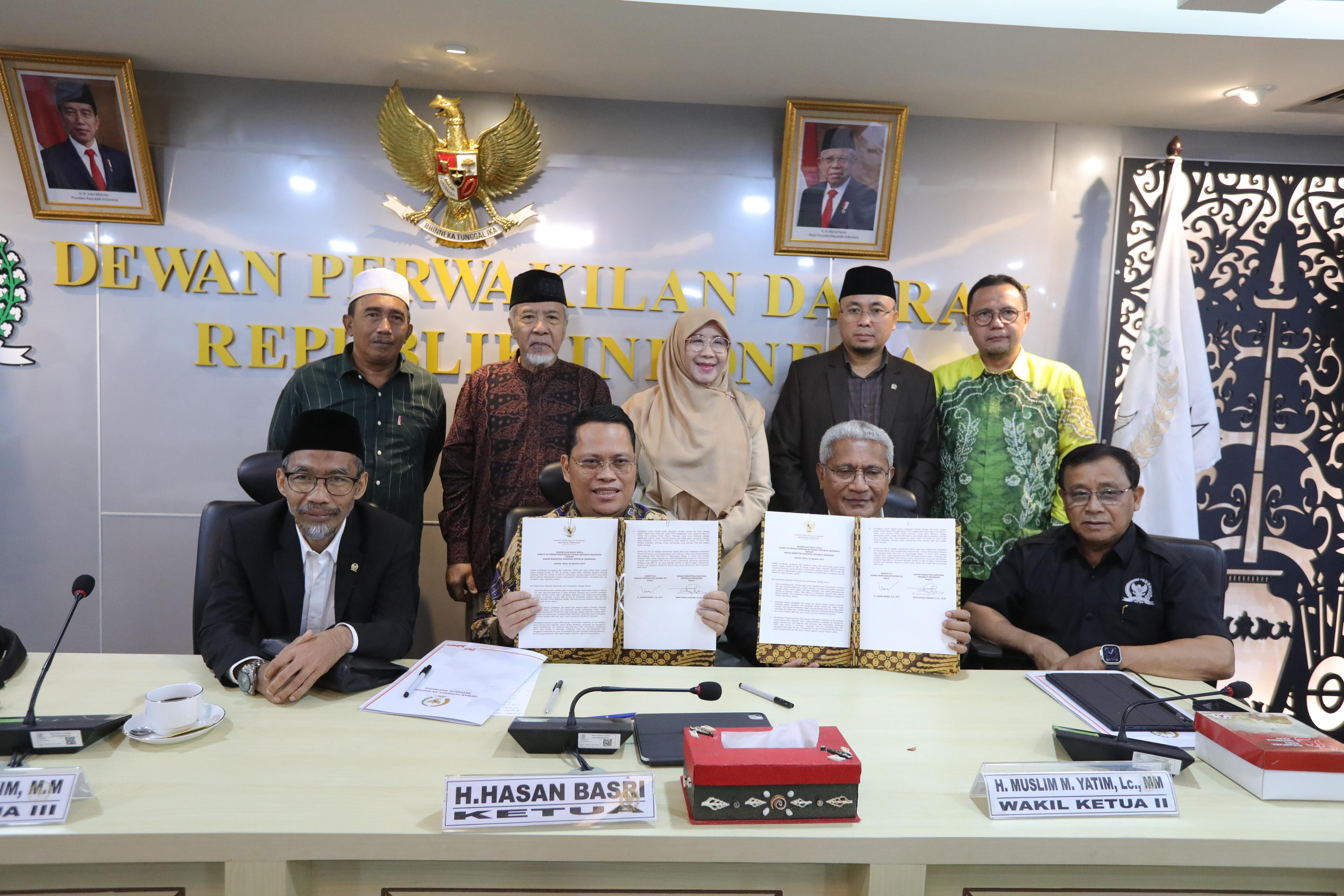 Selamatkan Generasi Muda, DPD RI Dukung Progran PAGN BNN