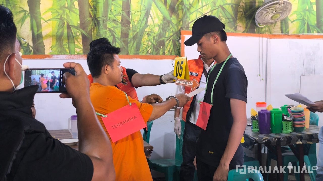 Temukan Foto Mesra Istri dan Korban, Pria di Pekanbaru Bunuh Karyawan Rumah Makan