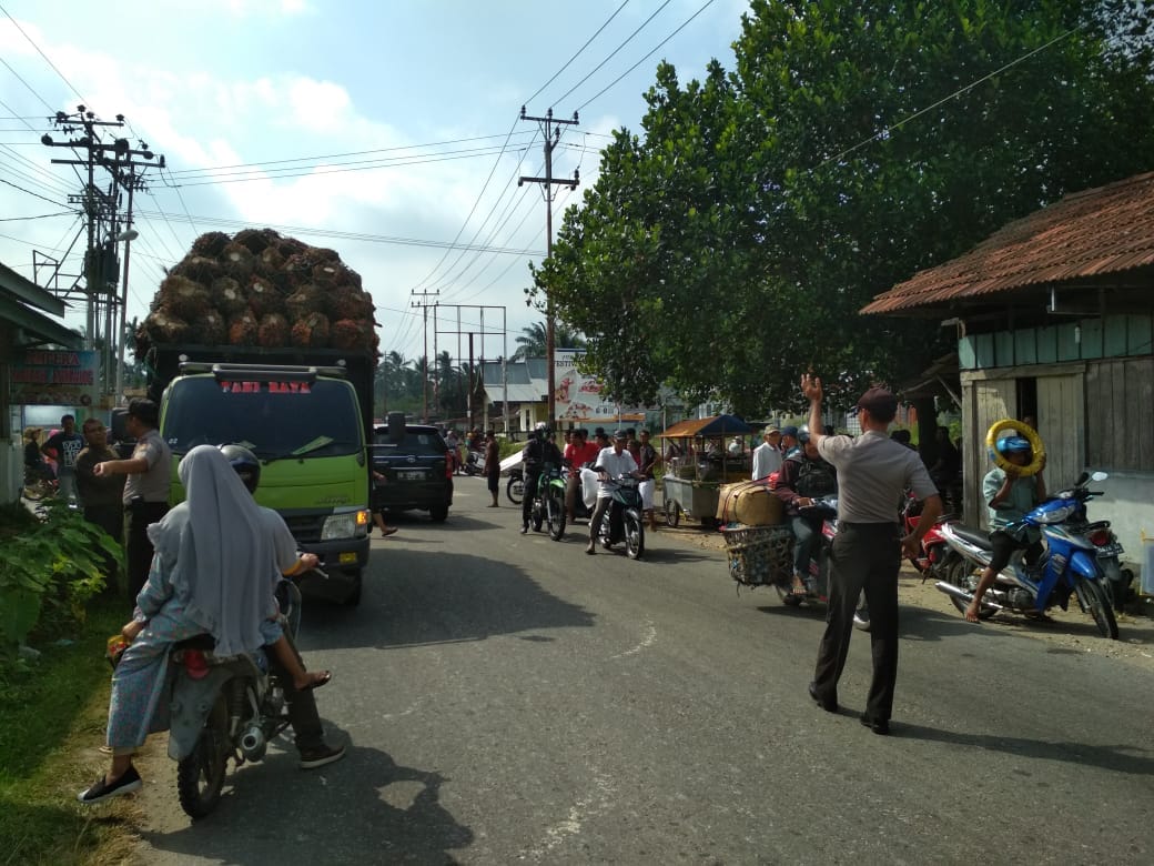 Tabrakan di Simpang Empat Pasar Pangean, Pengendara Sepeda Motor Meninggal