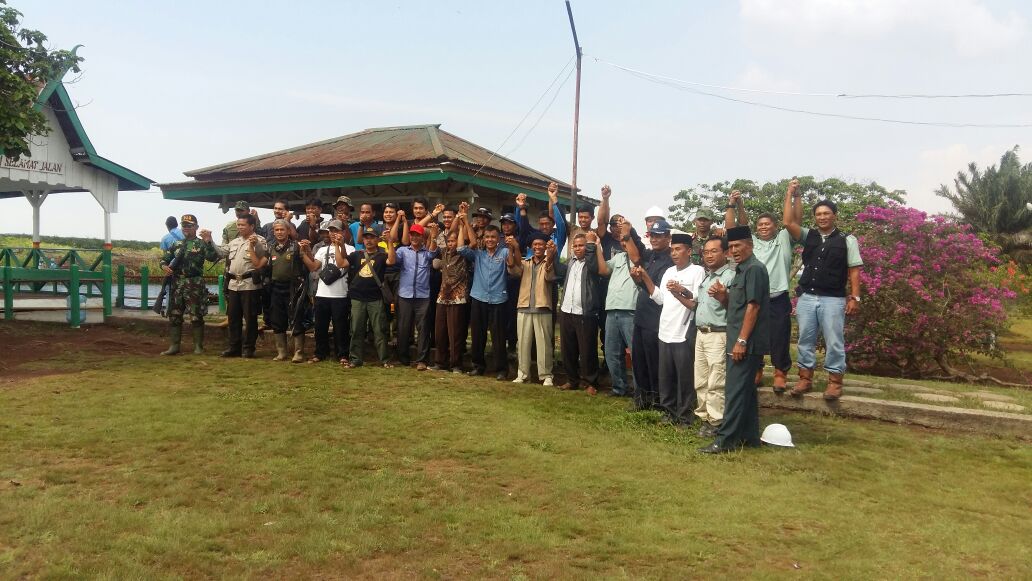 Warga Desa Pulau Muda Evaluasi Kinerja Tim Penyelamat Harimau Sumatera