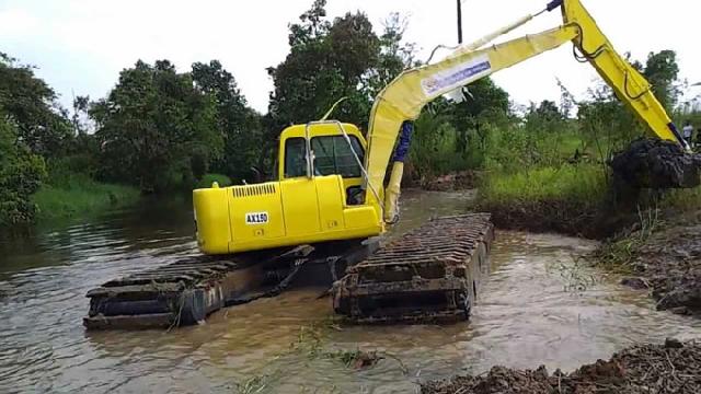 Antisipasi Banjir, Pemkab Pelebar Sungai Bepak