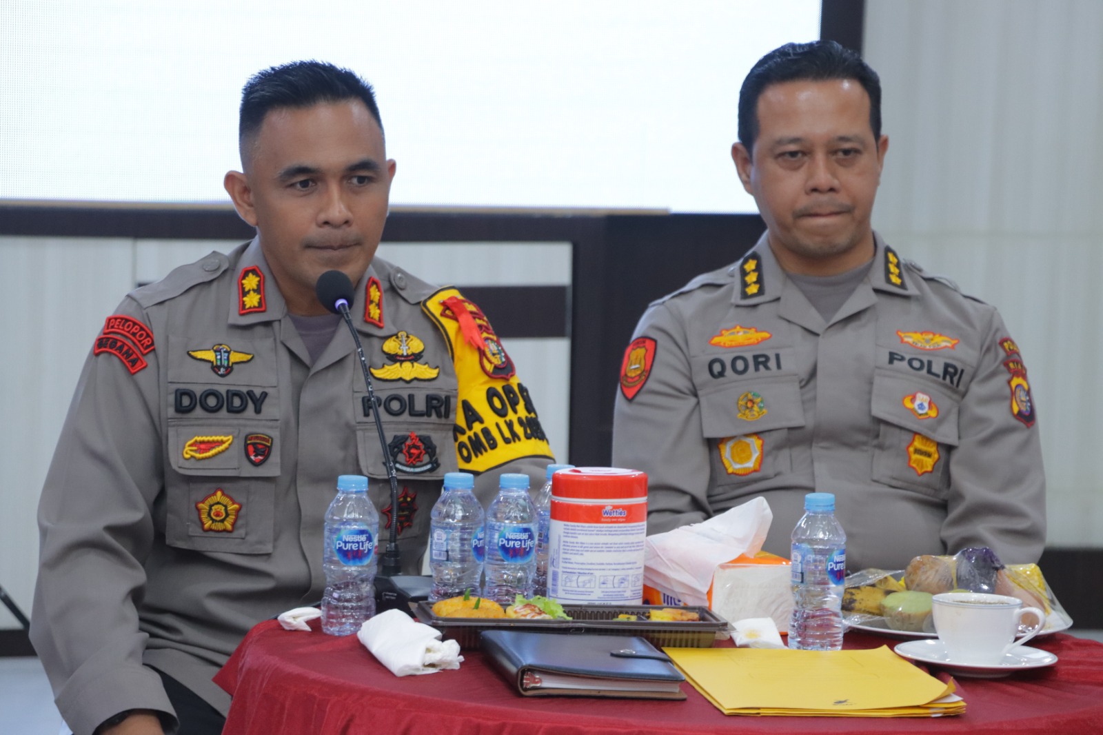 Kapolres Inhu Perintahkan Para Kapolsek Produktif dan Teliti Kawal Pemilu Damai