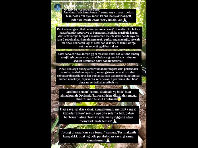 Fakta Baru, Perempuan Asal Pekanbaru Ditemukan Tewas di Danau Maninjau, Keluarga: Bukan Bunuh Diri