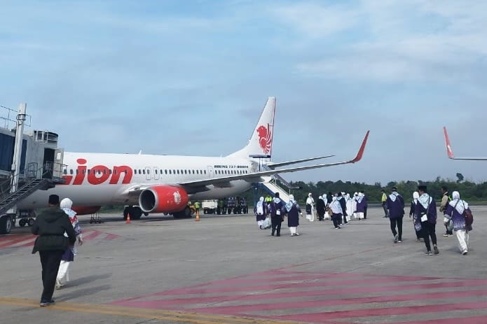 Pemberangkatan 2.901 Jamaah Haji Riau Dimulai dari Bandara SSK II Pekanbaru