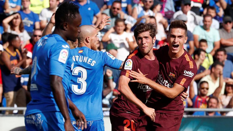 Tertinggal Lebih Dulu, Barcelona Kalahkan Getafe 2-1