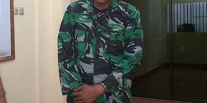 Polsek Tampan Pekanbaru Tangkap TNI Gadungan