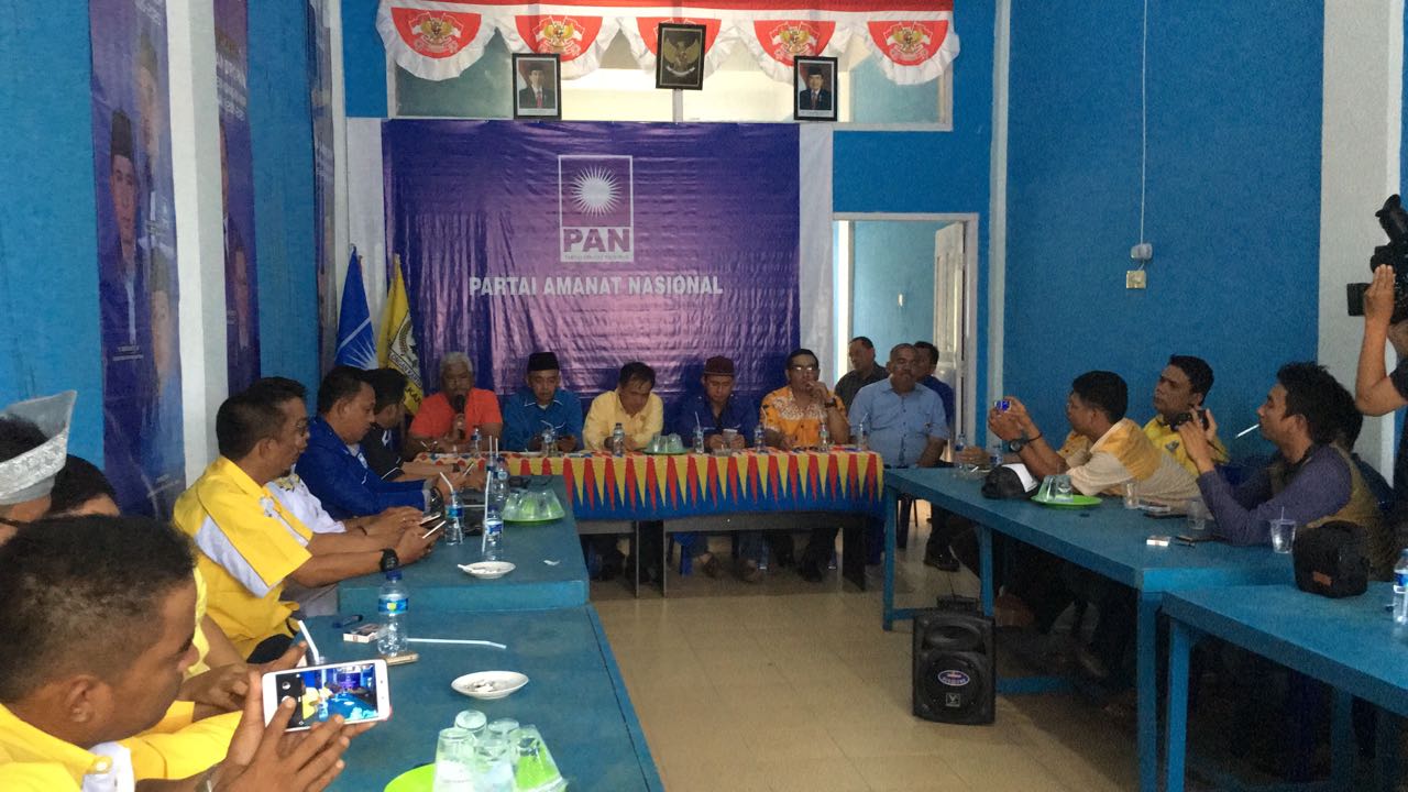 Golkar dan PAN sepakat Koalisi Menangkan Pasangan Wardan-SU di Pilkada Inhil