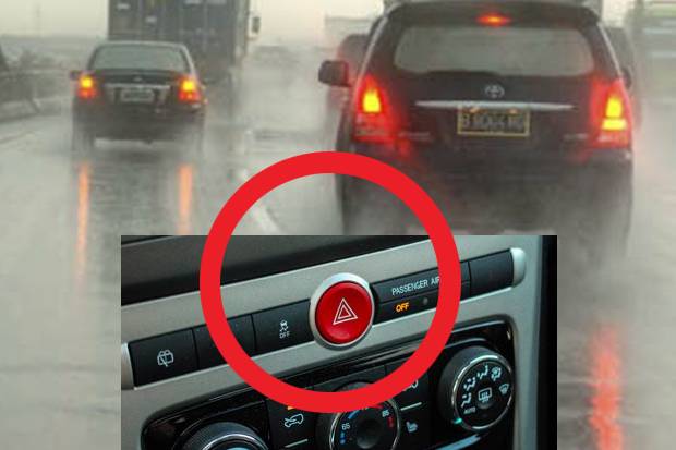 Berikut 4 Kesalahan yang Sering Terjadi Ketika Menyalakan Lampu Hazard