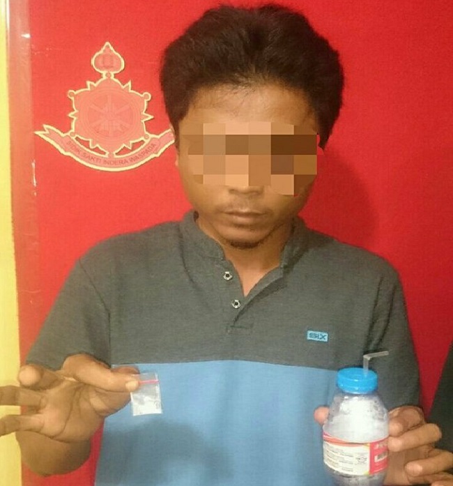 Oknum Kades di Inhu Ditangkap Sedang Nyabu di Hotel