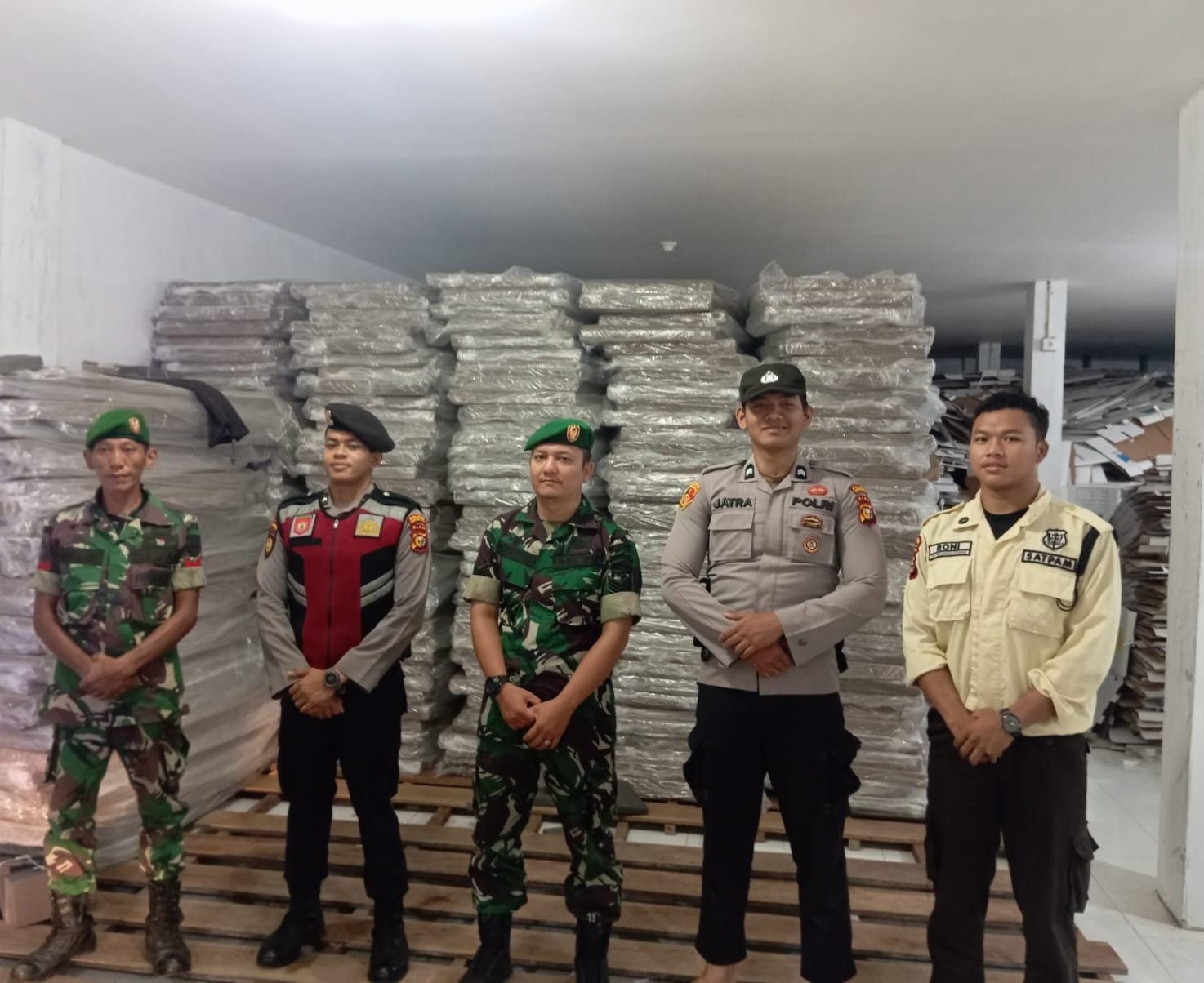 Patroli Gabungan Polres Inhu, Objek Penting Terkait Pilkada Menjadi Perhatian