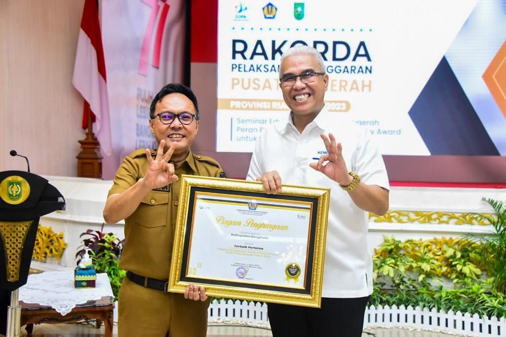 Pemkab Bengkalis Raih Terbaik Pertama Kategori KP-DAK Fisik dan Terbaik Kedua Kategori Penyampaian LKPD