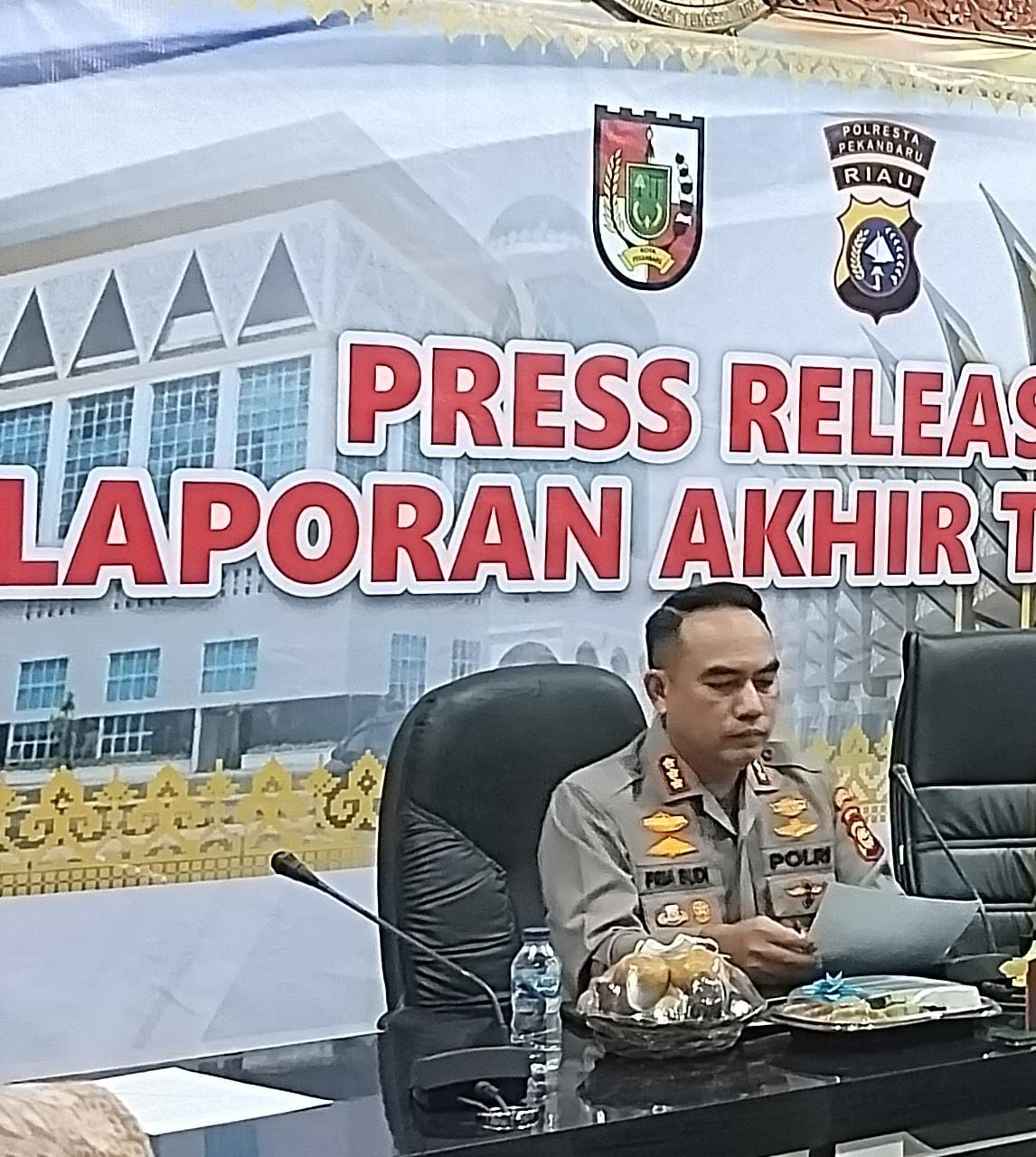 Sepanjang Tahun 2022, Kasus Curat Paling Menonjol Ditangani Polresta Pekanbaru