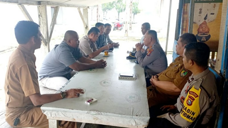 Kapolsek Pujud Ajak Tokoh Masyarakat Jaga Kamtibmas Jelang Pilkada 2024