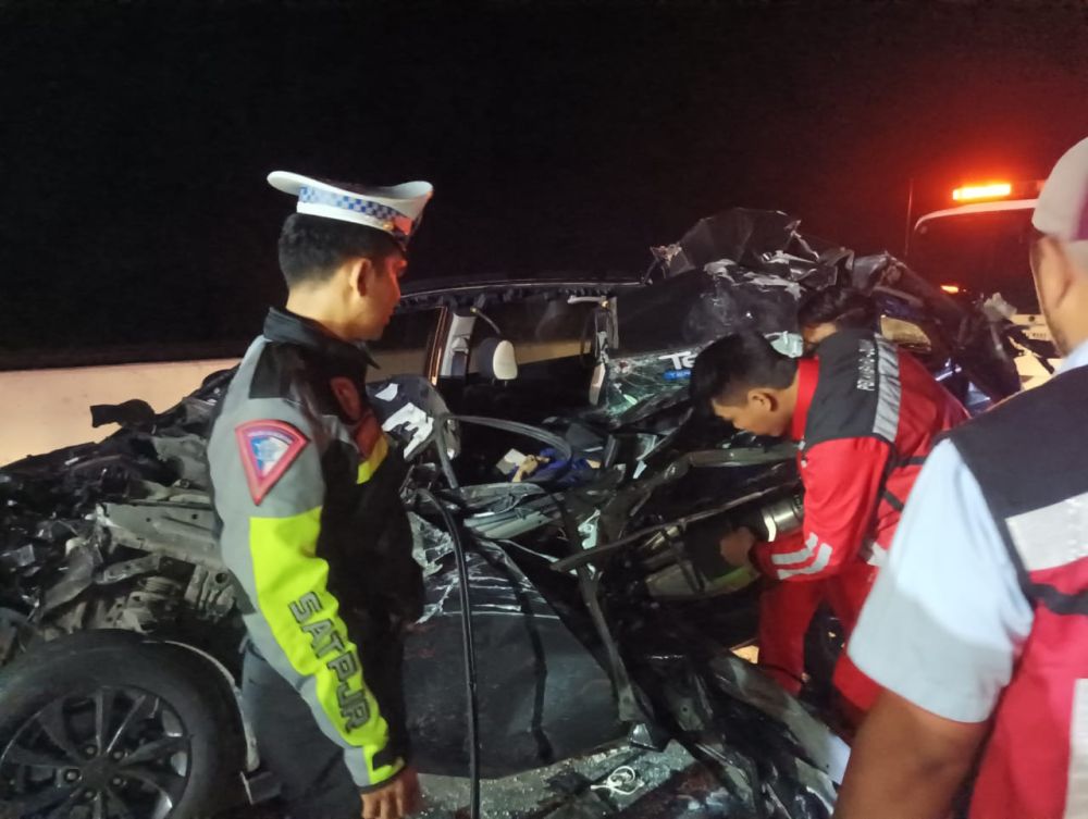Seorang Pemudik Tewas Kecelakaan di Tol Pekanbaru-Dumai