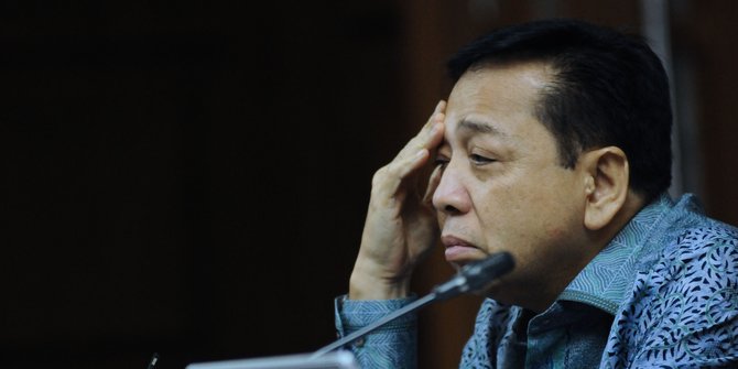 Hakim Vonis Setya Novanto divonis 15 tahun penjara