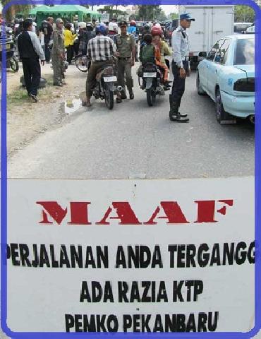 Disdukcapil Lakukan 12 Razia, Masyarakat jangan Lupa Bawa KTP