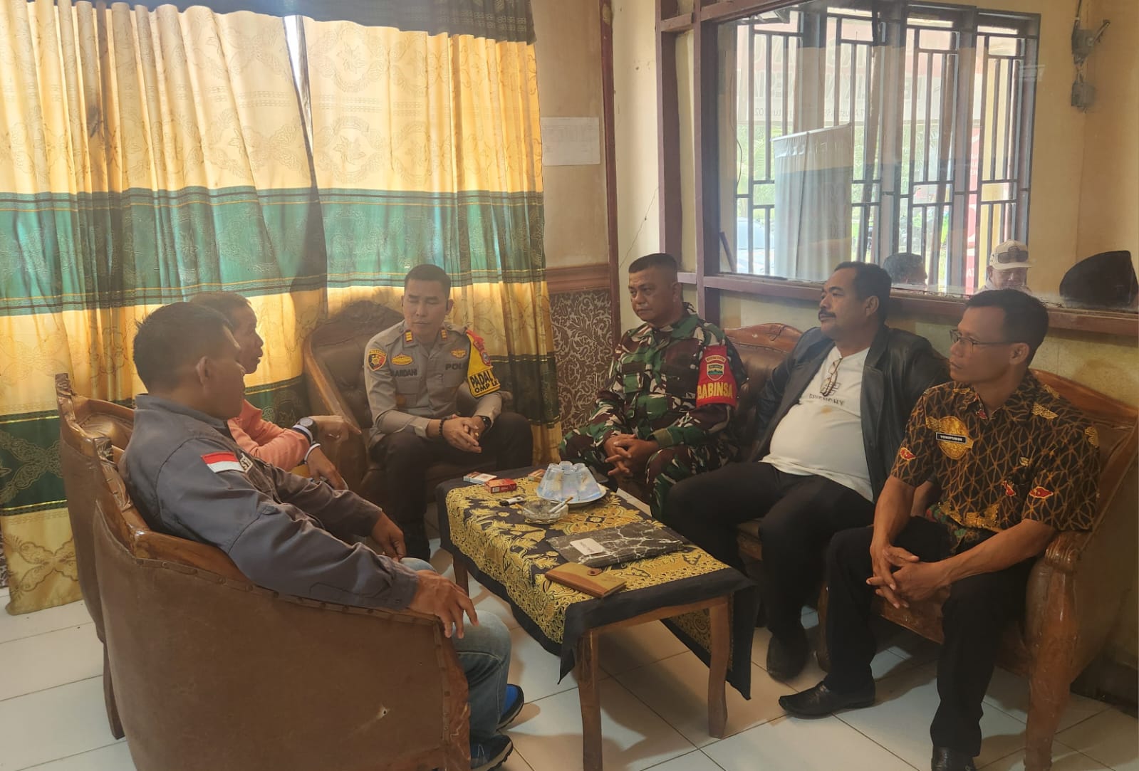 Kapolsek Kempas Intensifkan Koordinasi dan Komunikasi Jelang Pencoblosan