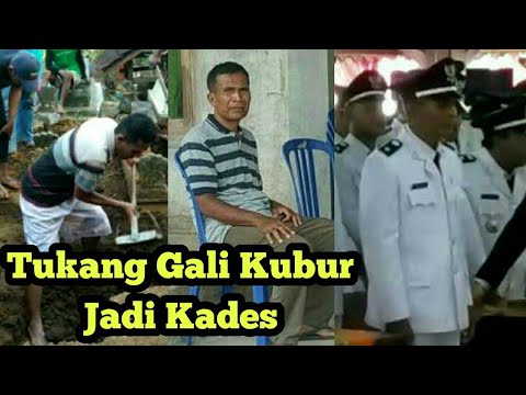 Penggali Kubur Ini Jadi Kades Usai Ungguli 3 Calon Bertitel Sarjana