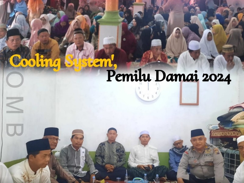 Hadiri Peringatan Isra Miraj di Surau Jami Aturahman, Iptu Cardi Kampanyekan Pemilu Damai