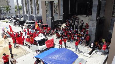 Ancaman SRMI Duduki Kantor DPRD Pekanbaru Tak Terbukti