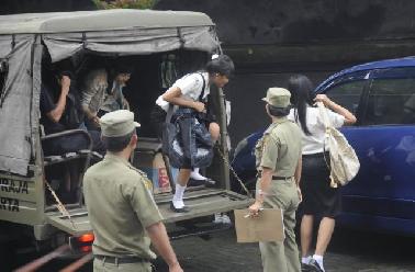 Awas ! Satpol PP Pekanbaru Akan Tangkap Pelajar Berkeliaran Tengah Malam